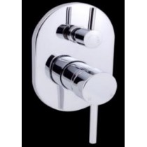 Bella Vista Raco ‘Round’ Series Round design bath / shower mixer thin backing